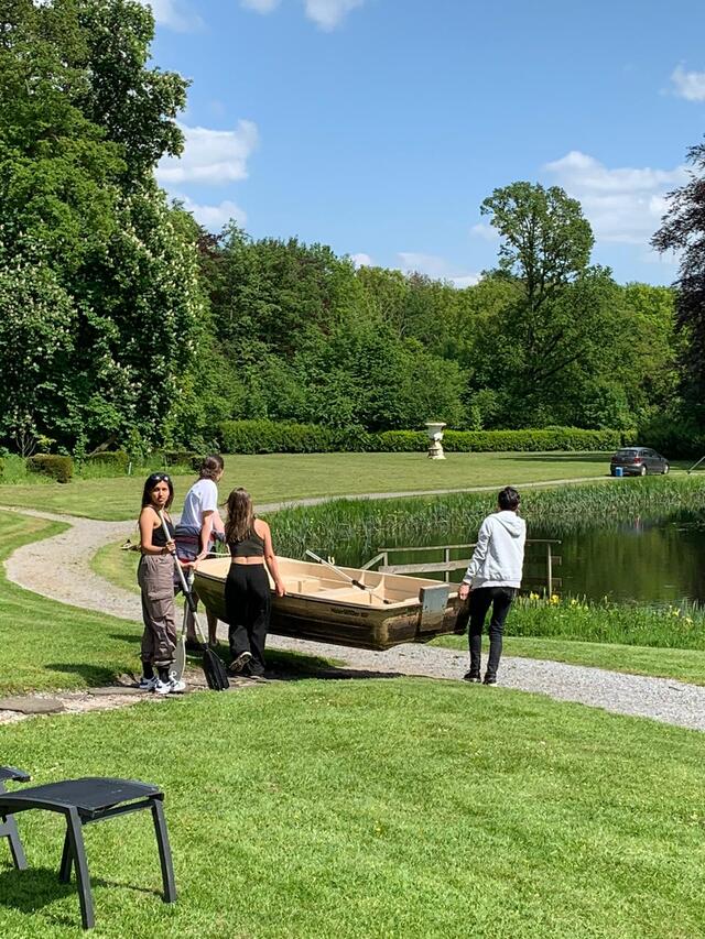 Het bootje kwam weer veilig terug waar hij hoort